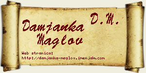 Damjanka Maglov vizit kartica